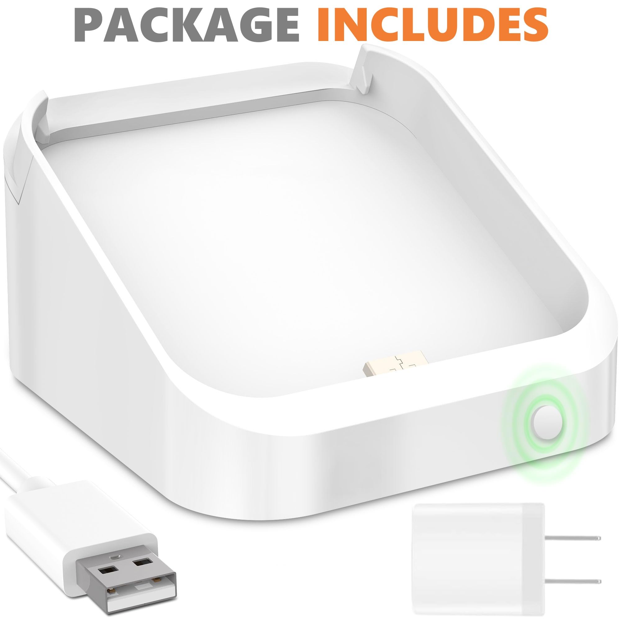 Square Dock For Square Reader 2Nd Generation, Holder Stand For Square Card Reader 2Nd Generation, Dock With Smart Anti Sleep But